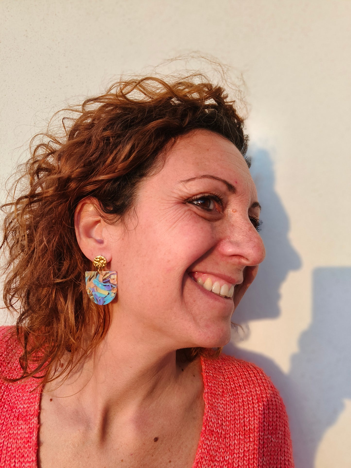 Boucles d'oreilles ilargia bleues